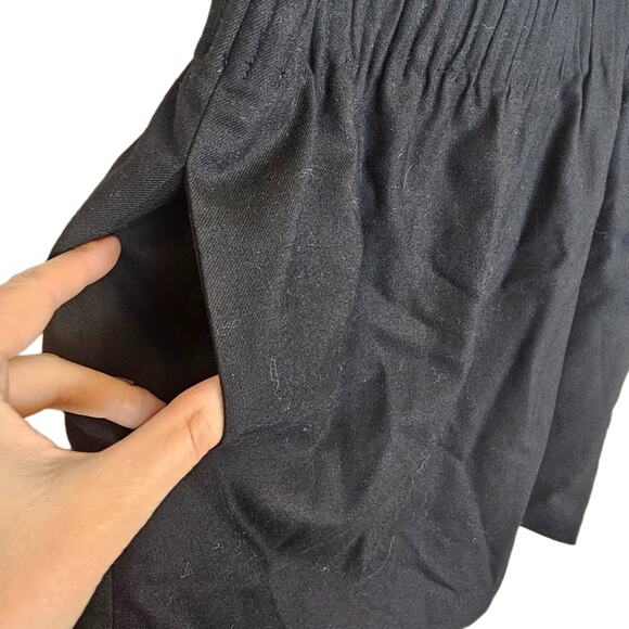 J Crew Skirt Wool Skirt Womens A Line Wool Skirt 4 Black Skirt Mini Skirt NEW - Picture 3 of 8